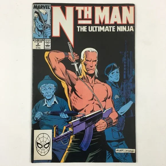 Nth Man The Ultimate Ninja #2 First Print Vintage Copper Age Marvel Comic Book - Picture 1 of 3